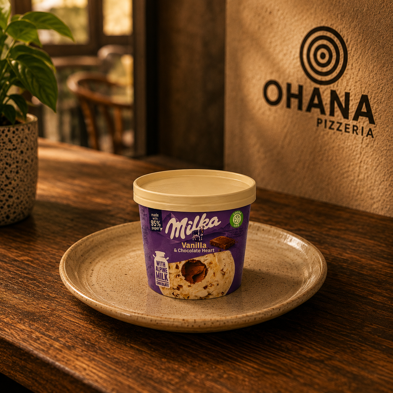 Helado Milka