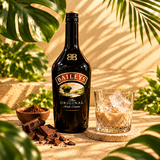 Baileys entre hojas tropicales